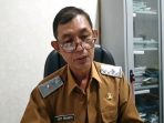 Judy Ernanto Koordinator Satgas SPPG Pemkab Nganjuk memastikan SPPG Baron dan Lengkong Disuspend BGN.(Agus Karyono)