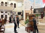 Ratusan Personel Polres Magetan Amankan Ibadah Kenaikan Isa Al Masih,