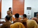 IMG-20260526-WA0021 Bupati Nganjuk, Marhaen Djumadi, menyampaikan pemaparan langkah penguatan pengawasan dan pencegahan korupsi sejak dini. (Agus Karyono)