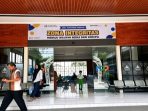 Prosesi wisuda dan pelepasan, 342 siswa SMPN 1 Tanjunganom resmi lulus di Gedung Serba Guna sekolah.