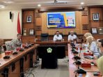 Rapat koordinasi BBWS Brantas dan Pemkab Gresik.