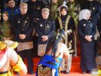 Bupati Mojokerto Muhammad Albarraa saat peringatan Hari Jadi ke-733 Kabupaten Mojokerto.