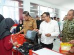 Bupati Lamongan Yuhronur Efendi bersama Forkopimda Lamongan meninjau KKMP Sukorejo.