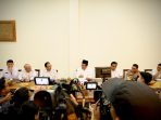 Mentan Andi Amran Sulaiman saat konferensi pers di Jakarta.