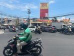 Kondisi Simpang 4 Gedangan, Sidoarjo. (Foto: Achmad Adi Nurcahya)