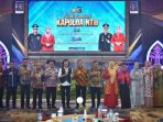 Foto bersama Gubernur NTB Lalu Muhamad Iqbal dengan jajaran Forkopimda NTB