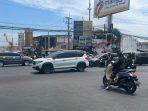 Simpang 4 Gedangan, Sidoarjo titik rawan macet saat jam sibuk kerja. (Foto: Achmad Adi Nurcahya)