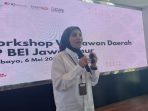 Kepala Perwakilan Bursa Efek Indonesia (BEI) Jawa Timur, Cita Mellisa.