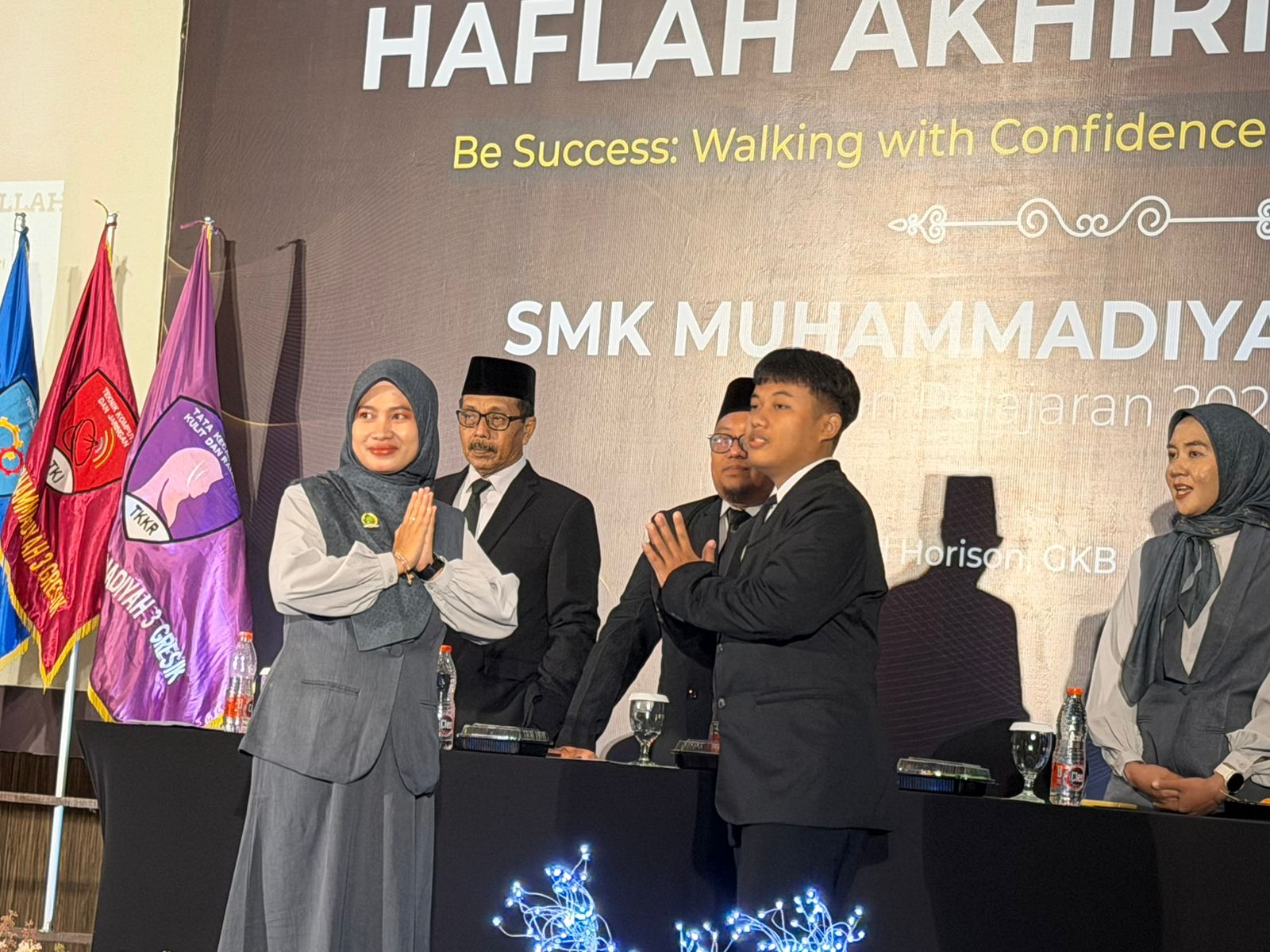 Naufal, salah satu lulusan SMKM 3 Gresik yang mendapatkan pekerjaan sebelum wisuda.