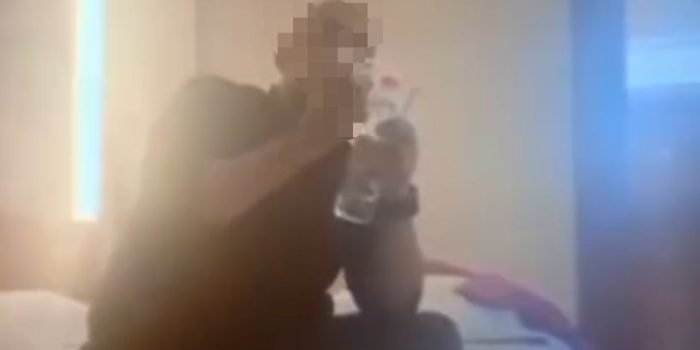 Tangkapan layar video viral. (Foto: Ist)