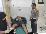 Korban laka di Puskesmas.