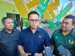 Wakil Ketua I Koni Jatim Ali Affandi Mattaliti (tengah) di GOR Sidoarjo usai membuka Porkab Sidoarjo tahun 2026. (Foto: Achmad Adi Nurcahya) Wakil Ketua I Koni Jatim Ali Affandi Mattaliti (tengah) di GOR Sidoarjo usai membuka Porkab Sidoarjo tahun 2026. (Foto: Achmad Adi Nurcahya)