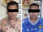 Kedua tersangka diamankan polisi. Kedua tersangka diamankan polisi.