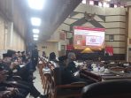 Rapat Paripurna DPRD Jember. (Foto: Aji)