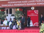 Peringatan Hari lahir Pancasila di balai kota Surabaya. (Istimewa)