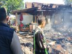 Kondisi rumah warga Banyuwangi yang terbakar