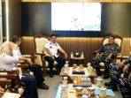 Bupati Nganjuk, Marhaen Djumadi saat kunjungan kerja ke Markas Komando Kodaeral V Surabaya (ist)