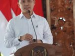 Bupati Mojokerto Muhammad Albarraa saat memberikan sambutan. (istimewa)