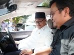 Uji coba kendaraan listrik.