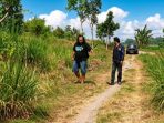 Tempat kejadian perkara di area persawahan Dusun Sekarputih, Desa Sonobekel, tempat korban menjadi sasaran pembacokan.