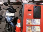 Barang bukti pengedar sabu