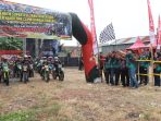 Kapolres Nganjuk AKBP Suria Miftah Irawan melepas Bhayangkara Trail Adventure 2026
