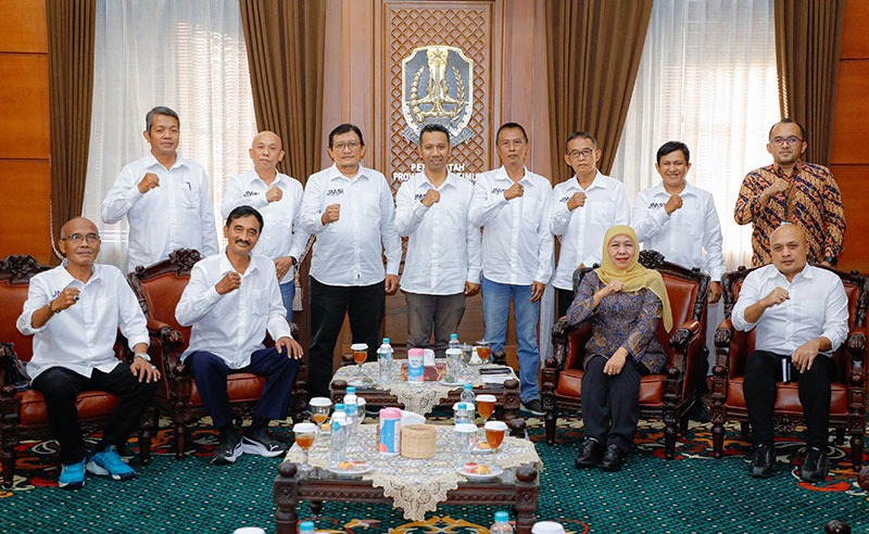 Gubernur Khofifah Terima Pengurus JMSI Jatim, Dorong Penguatan Manajemen Media Siber Berkualitas 1 Jmsi jatim dan khofifah