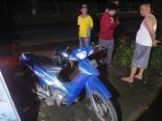 Satu pengendara motor mengalami luka dan menjalani perawatan di RSUD Jombang. (istimewa)