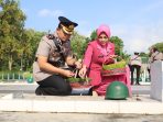 Kapolres Magetan Pimpin Ziarah Makam Pahlawan
