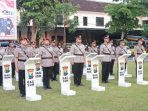 Sertijab pejabat utama dan kapolsek jajaran Polres Jombang. (istimewa)