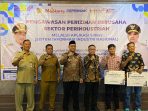 Wabup Mojokerto Muhammad Rizal Octavian saat menghadiri kegiatan Pengawasan Perizinan Berusaha Berbasis Risiko sektor industri. (istimewa)