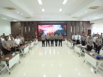 Kapolres Gresik AKBP Ramadhan Nasution saat menerima 15 Taruna Akpol untuk Latja 2026.