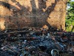 Kondisi dapur yang ludes terbakar. (Foto: Ist)
