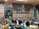 Rapat Bupati Situbondo Yusuf Rio Wahyu Prayogo dengan OPD. (Foto: Ist)