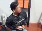Pencuri kotak amal di Sumberbaru, Jember saat tertangkap warga. (Foto: Ist)