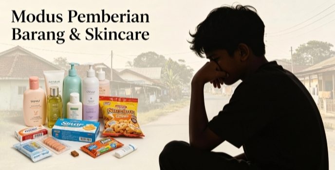 Ilustrasi Pelecehan, Pelaku diduga menggunakan modus pemberian barang dan skincare untuk menekan korban.