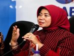 Ketua TP PKK Kabupaten Nganjuk, S. Wahyuni Marhaen, mengingatkan pentingnya pendampingan orang tua dan pengawasan akses gawai guna cegah pernikahan usia dini.