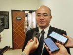 Sekretaris DPD PSI Surabaya yang juga Anggota Komisi B DPRD Surabaya, Yuga Pratisabda. (Sugiantoro)