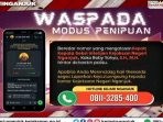 IMG-20260710-WA0005 Tangkapan layar imbauan resmi dari Kejaksaan Negeri Nganjuk terkait maraknya nomor palsu yang mencatut nama Kasi Intelijen Kejari Nganjuk, Koko Roby Yahya.