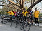 para purnawirawan Polri yang tergabung dalam Club Gowes PP Polri Gresik.