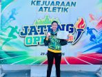 Atlet lompat jauh asal Jombang, Shelly Septi Andhani. (istimewa)
