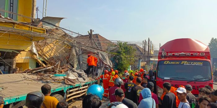 Kondisi truk naas