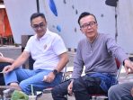 Mantan vokalis Dewa 19, Ari Lasso, reuni dengan atlet panjat tebing. (Istimewa)