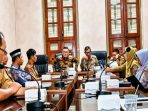 Forum Konsultasi Publik (FKP) terkait mekanisme permohonan hibah tempat ibadah yang digelar Sekretariat Daerah Kabupaten Nganjuk di Ruang Rapat Asisten Pemerintahan dan Kesra,
