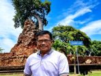 Sejarawan Nganjuk sekaligus Humas Kota Sejuk, Sukadi, saat menjelaskan akar sejarah serta rekam jejak istilah 'Londo Ireng' yang kini kembali menjadi sorotan publik usai disentil Presiden Prabowo.