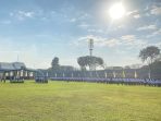 Upacara HUT ke-54 Petrokimia Gresik.