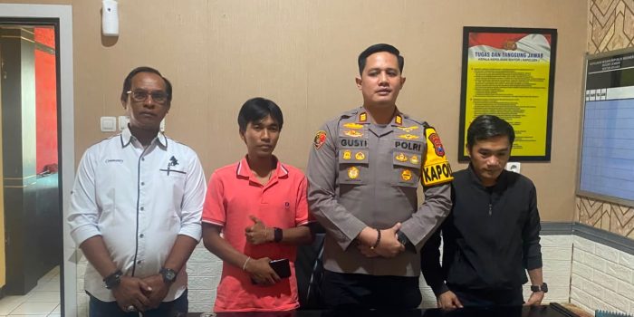Kapolsek Arjasa AKP Gusti Almasri memberikan klarifikasi Kapolsek Arjasa AKP Gusti Almasri memberikan klarifikasi