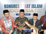 Mentan Andi Amran Sulaiman saat menghadiri Kongres Umat Islam Indonesia (KUII) VIII yang diselenggarakan Majelis Ulama Indonesia (MUI) di Jakarta. (Foto: Ist)