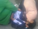 Korban kecelakaan di Sidoarjo sebelum dievakuasi. (Foto: Ist)