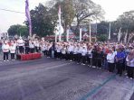 dekranasda_11zon Pemberangkatan jalan sehat HUT Dekranasda